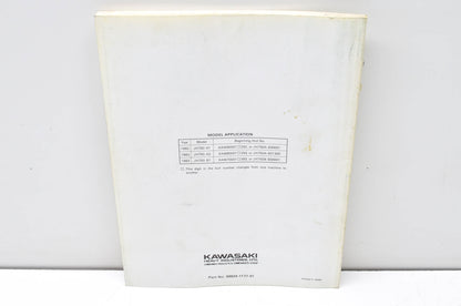 OEM Kawasaki 99924-1177-51 Service Manual Supplement JH750ABEF