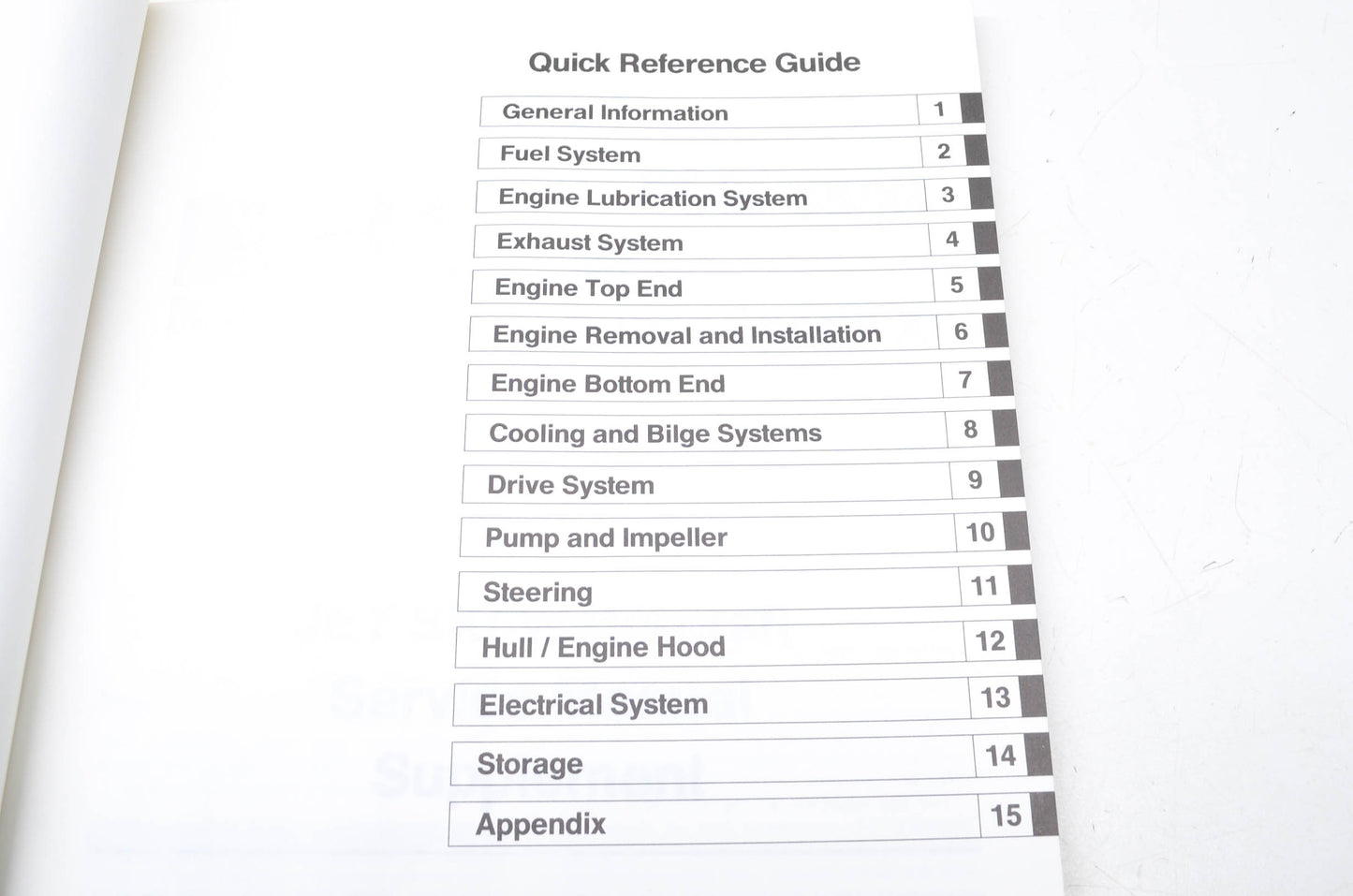 OEM Kawasaki 99924-1177-51 Service Manual Supplement JH750ABEF