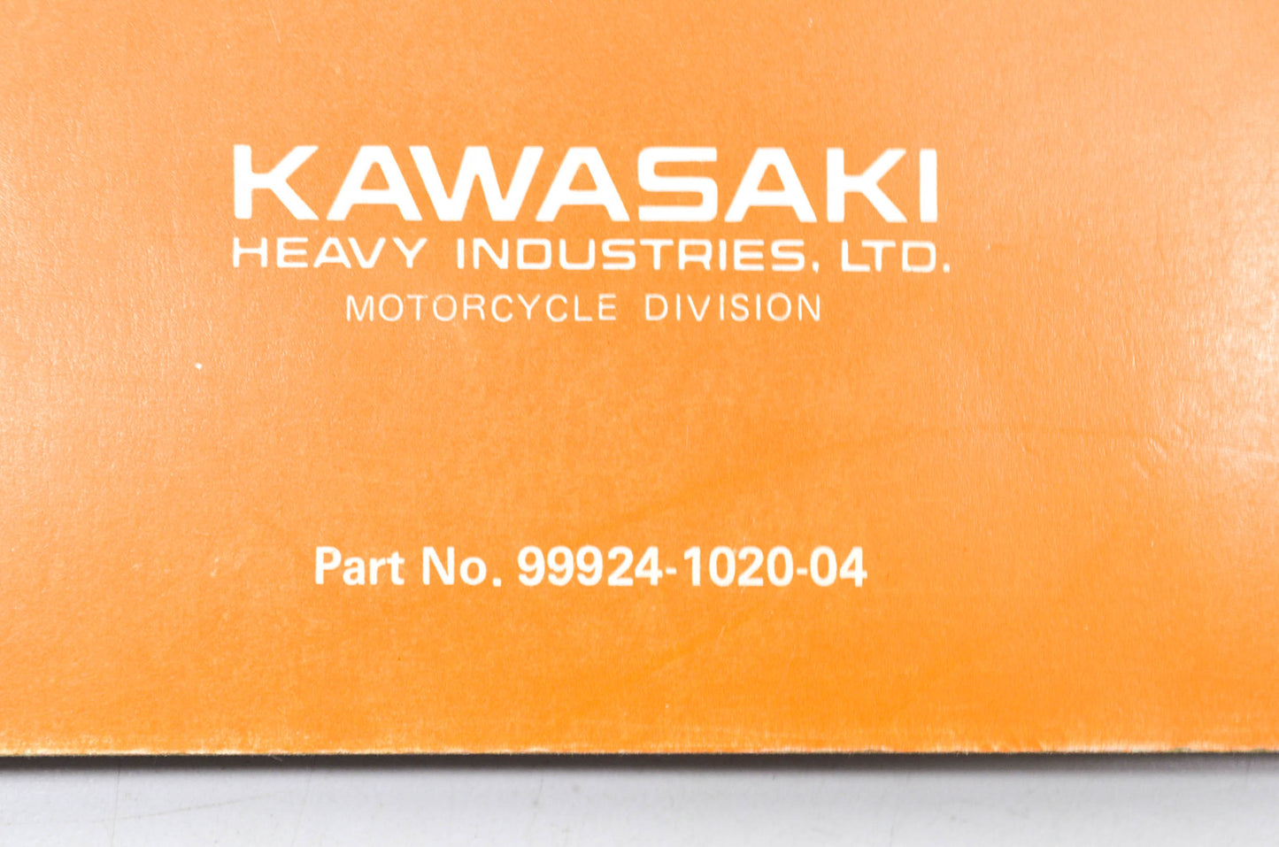 OEM Kawasaki 99924-1020-04 Service Manual KE175D