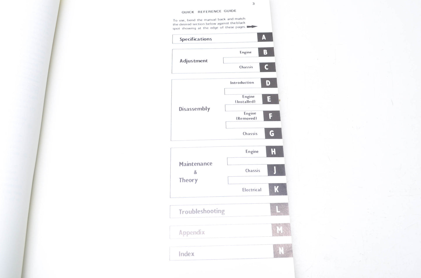 OEM Kawasaki 99931-501-01 Service Manual KE250B