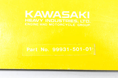 OEM Kawasaki 99931-501-01 Service Manual KE250B