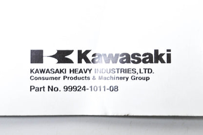 OEM Kawasaki 99924-1011-08 Service Manual KE100