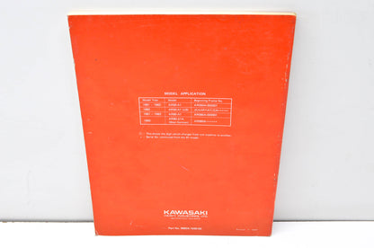 OEM Kawasaki 99924-1030-02 Service Manual AR50A