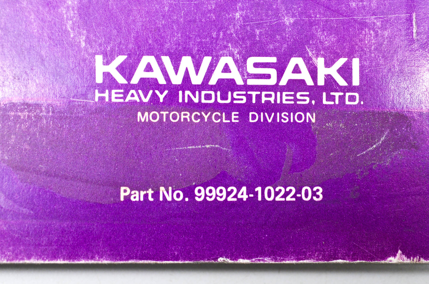 OEM Kawasaki 99924-1022-03 Service Manual KZ440A/B/D/G