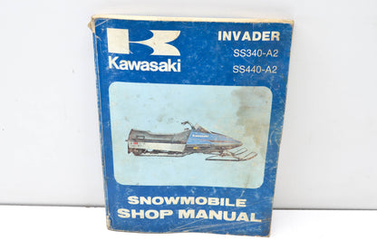 OEM Kawasaki Invader SS340-A2 & SS440-A2 Snowmobile Shop Manual