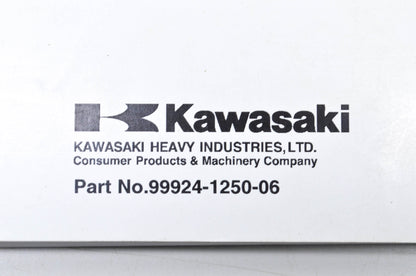 OEM Kawasaki 99924-1250-06 Service Manual KL250G NOS