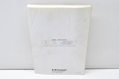 OEM Kawasaki 99924-1354-01 Service Manual KX250T