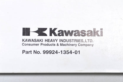 OEM Kawasaki 99924-1354-01 Service Manual KX250T