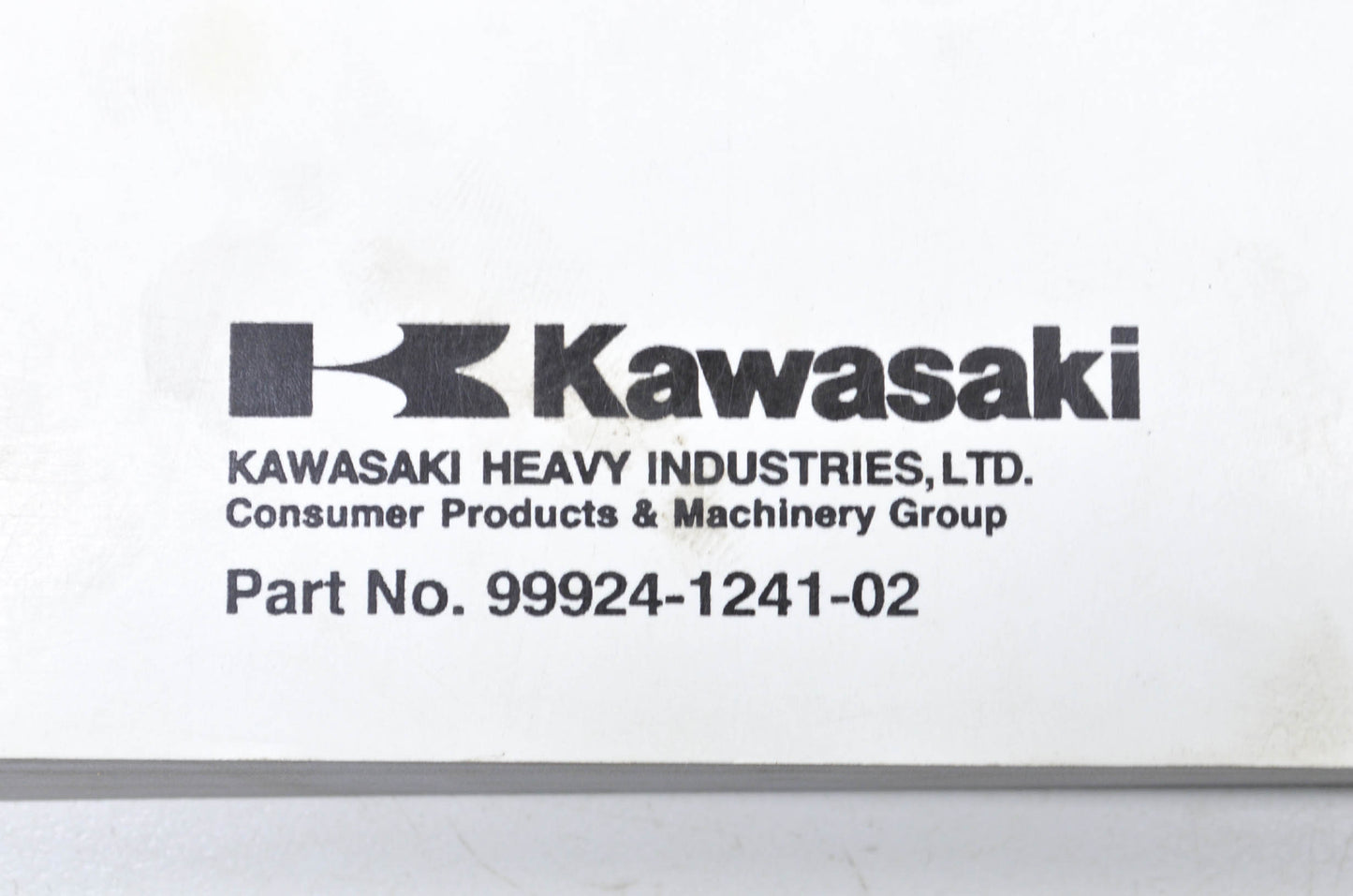 OEM Kawasaki 99924-1241-02 Service Manual VN1500G
