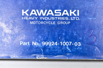 OEM Kawasaki 99924-1007-03 Service Manual KZ650