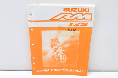 OEM Suzuki 99011-36F53-03A Owner's & Service Manual RM125K4 20