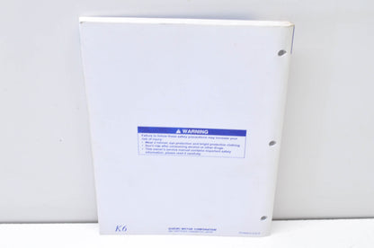 OEM Suzuki 99011-36F55-03A Owner's & Service Manual RM125K6 20