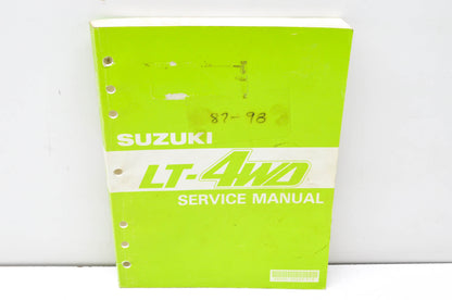 OEM Suzuki 99500-42059-01E Service Manual LT-4WD 1987-98