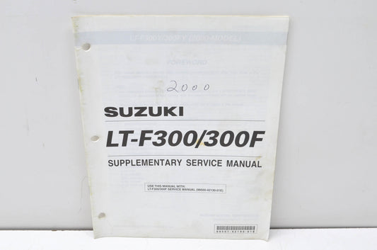 OEM Suzuki 99501-42190-01E LTF300/300F Supplementary Service Manual