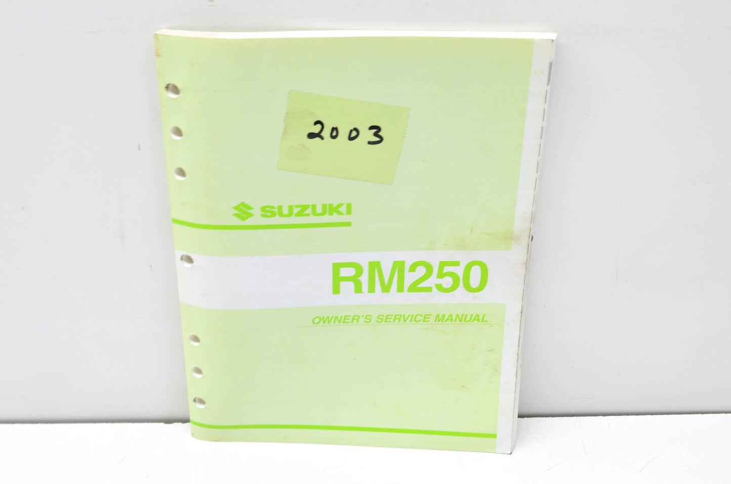 OEM Suzuki 99011-37F52-03A Owner's & Service Manual RM250K3 20