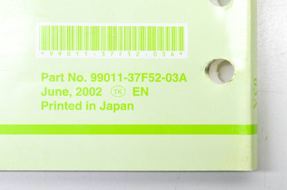 OEM Suzuki 99011-37F52-03A Owner's & Service Manual RM250K3 20