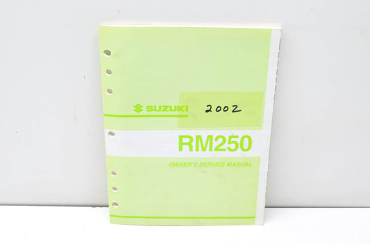 OEM Suzuki 99011-37F51-03A Owner's & Service Manual RM250K2 20