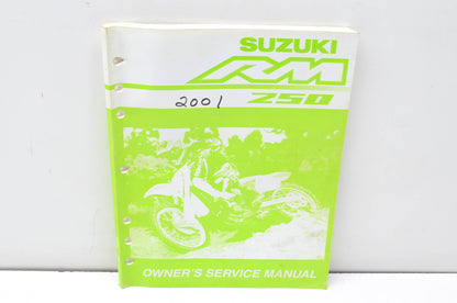 OEM Suzuki 99011-37F50-03A Owner's & Service Manual RM250K1 20