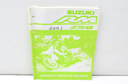 OEM Suzuki 99011-37F50-03A Owner's & Service Manual RM250K1 20