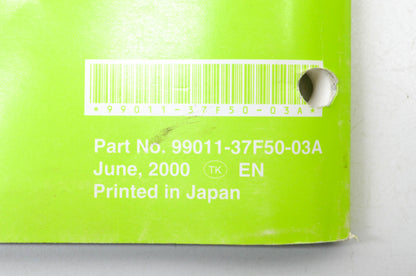 OEM Suzuki 99011-37F50-03A Owner's & Service Manual RM250K1 20