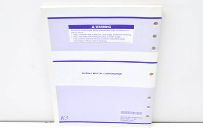 OEM Suzuki 99011-02B78-03A Owner's & Service Manual RM85/LK3 2