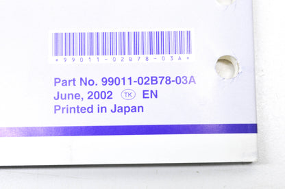 OEM Suzuki 99011-02B78-03A Owner's & Service Manual RM85/LK3 2
