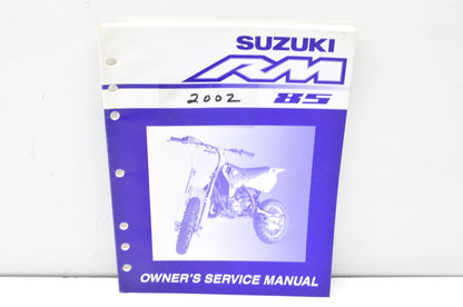 OEM Suzuki 99011-02B77-03A Owner's & Service Manual RM85K2 200