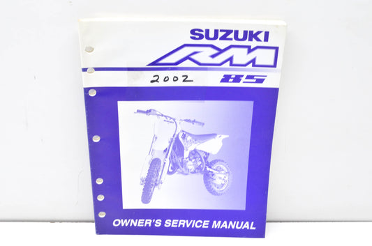 OEM Suzuki 99011-02B77-03A Owner's & Service Manual RM85K2 200