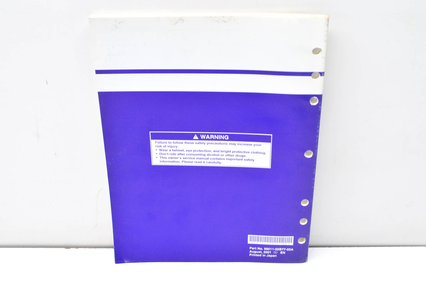 OEM Suzuki 99011-02B77-03A Owner's & Service Manual RM85K2 200