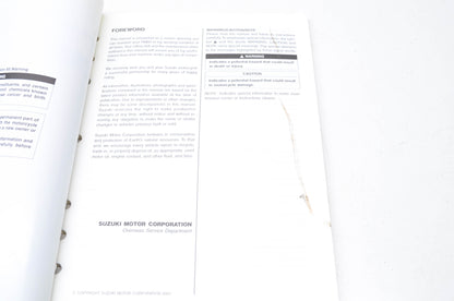OEM Suzuki 99011-02B77-03A Owner's & Service Manual RM85K2 200
