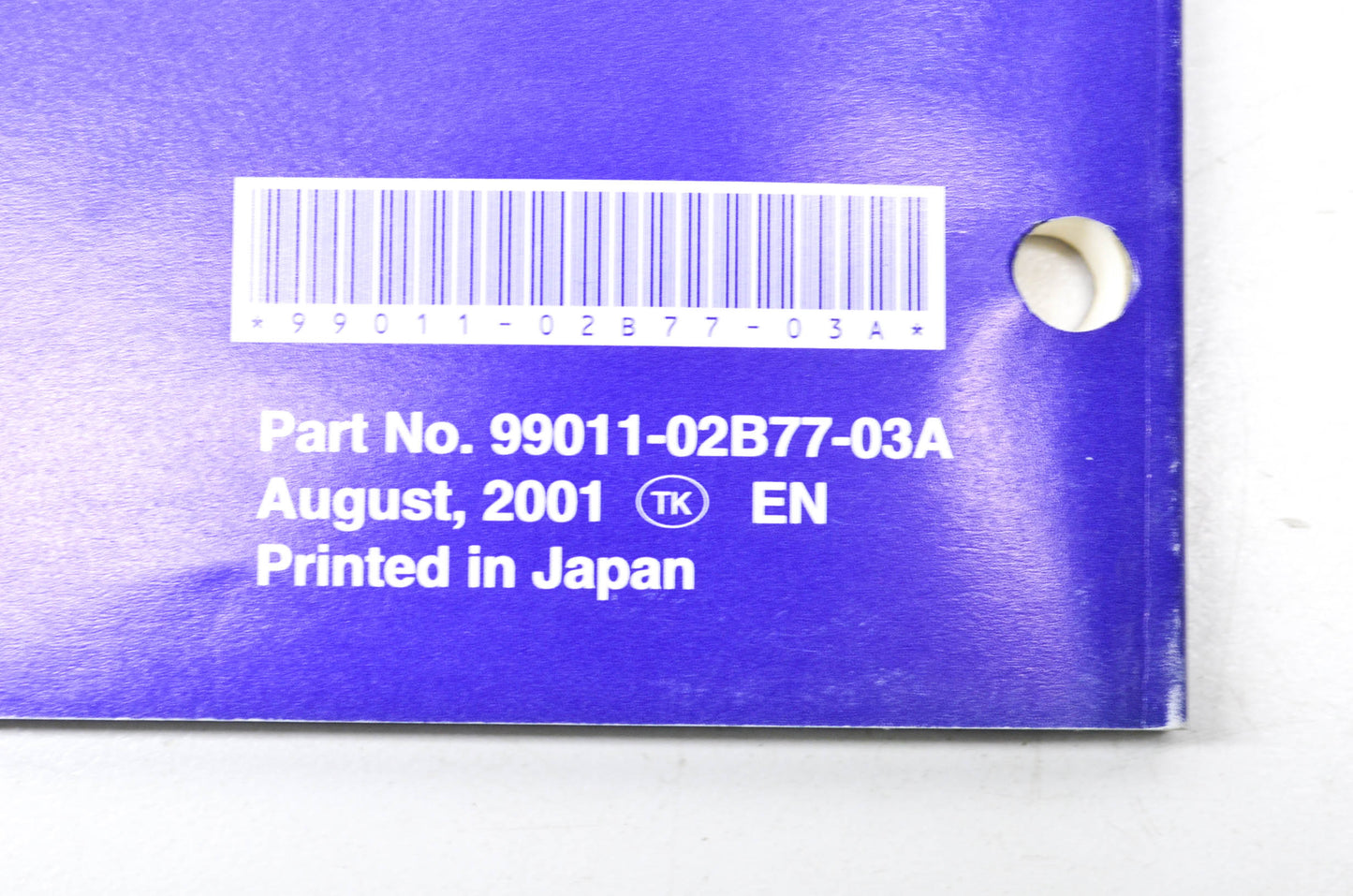 OEM Suzuki 99011-02B77-03A Owner's & Service Manual RM85K2 200