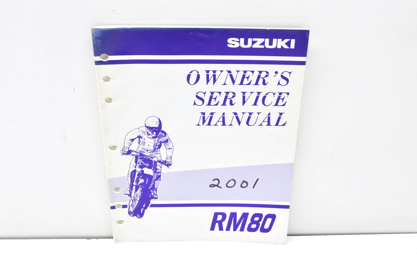 OEM Suzuki 99011-02B76-03A Owner's & Service Manual RM80K1 200
