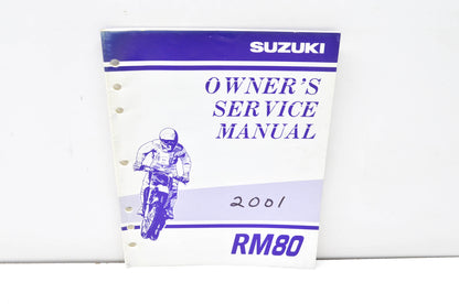 OEM Suzuki 99011-02B76-03A Owner's & Service Manual RM80K1 200