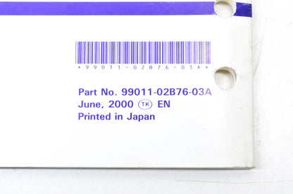 OEM Suzuki 99011-02B76-03A Owner's & Service Manual RM80K1 200