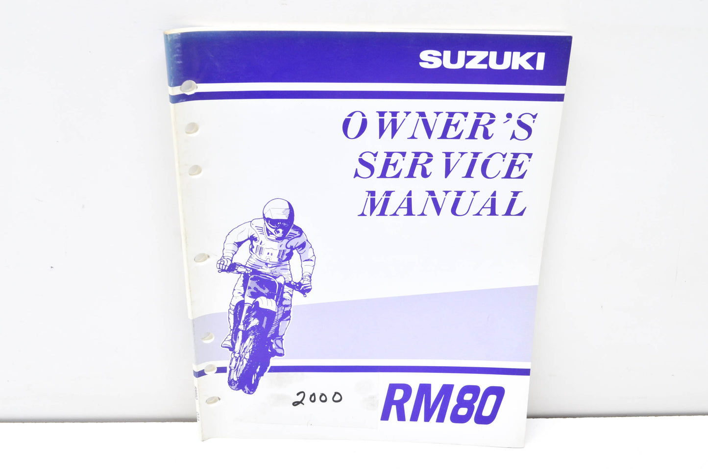 OEM Suzuki 99011-02B75-03A Owner's Manual RM80Y 2000