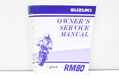 OEM Suzuki 99011-02B75-03A Owner's Manual RM80Y 2000