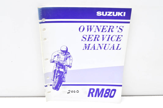 OEM Suzuki 99011-02B75-03A Owner's Manual RM80Y 2000