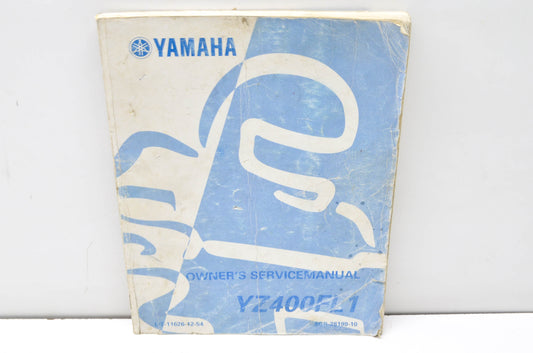 OEM Yamaha LIT-11626-12-54 YZ400FL1 Owner's Service Manual