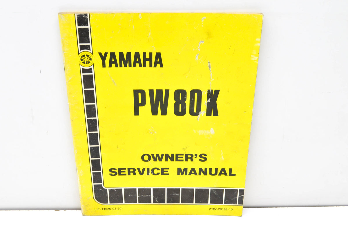 OEM Yamaha LIT-11626-03-70 PW80K Owner's Manual