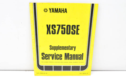 OEM Yamaha LIT-11616-01-07 XS750 D-F Service Manual