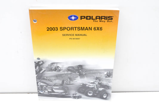 OEM Polaris 9918067 Service Manual 03 Sportsman 6X6