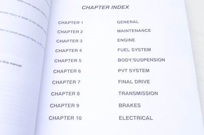 OEM Polaris 9918064 Service Manual 04-05 ATP 330/500