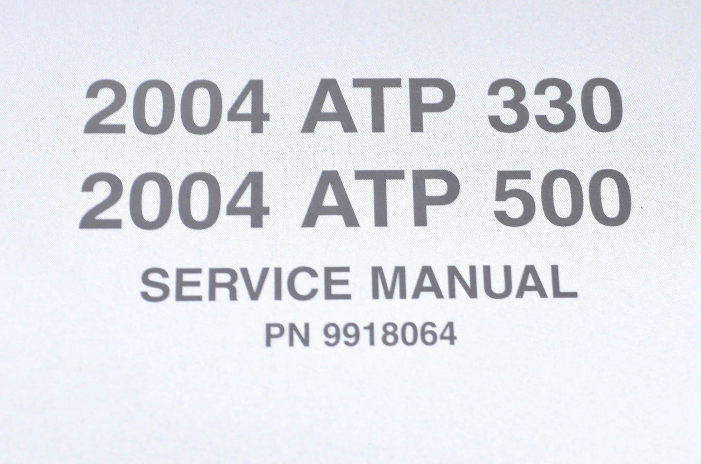 OEM Polaris 9918064 Service Manual 04-05 ATP 330/500
