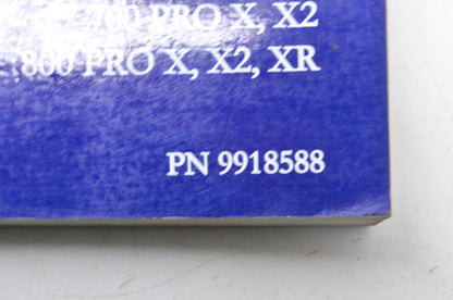 OEM Polaris 9918588 Service Manual 04 Pro X