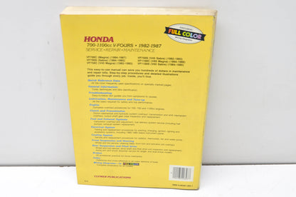Clymer Honda 700-1100cc V-FOURS 1982-1987 Service Repair Maintenance Manual