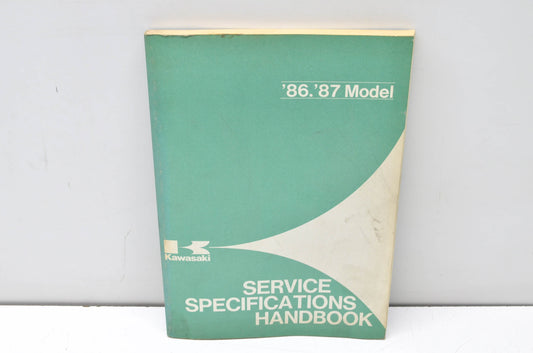 OEM Kawasaki 99926-1011-01 Service Hand Book 86-87