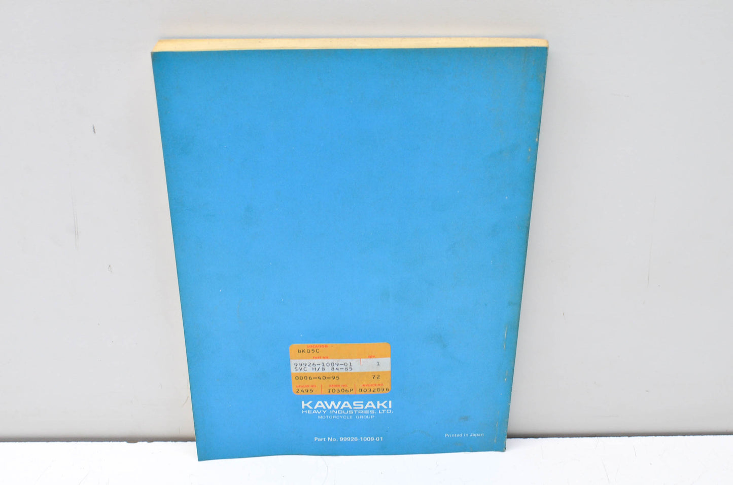 OEM Kawasaki 99926-1009-01 Service Hand Book 84-85