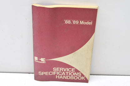 OEM Kawasaki 99926-1014-01 Service Hand Book 88-89