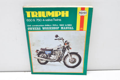 Haynes Triumph 650 & 750 4-Valve Twins Unit Construction-649cc-747cc 1963-1983 O