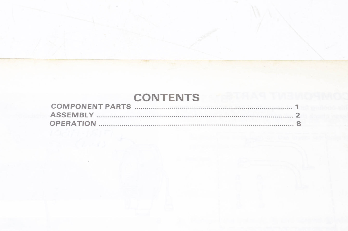 OEM Suzuki 99000-69290 LT-4WD/LT-F250 Cooling Fan Installation/ Operation Manual